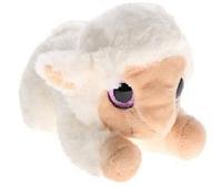 Take Me Home knuffel schaap liggend 20 cm pluche wit