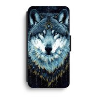 Darkness Wolf: iPhone XR Flip Hoesje - thumbnail