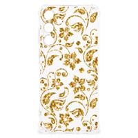 Samsung Galaxy A25 Case Gouden Bloemen