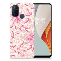 OnePlus Nord N100 TPU Case Pink Flowers