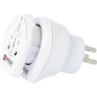 SKROSS | 1.500216-E | Combo World naar Europa en Israël | Universele wereldreisadapter naar Europa (Schuko) en Israël - Voltage en Vermogen: 100V–1600W/250V–4000W
