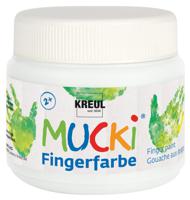 Creativ Company Mucki Vingerverf Wit, 150ml - thumbnail