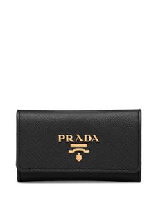 Prada pochette à porte-clés - Noir