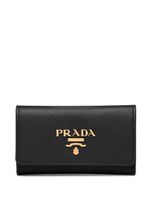 Prada pochette à porte-clés - Noir