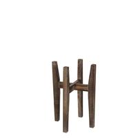 Mica Decorations Ascot Plant Stand Wood Light Brown - 48 x Ø 33 cm