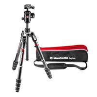 Manfrotto Befree Advanced GT Reisstatief, Carbon, Twist Kegelkop, Incl. Tas (voor Canon, Nikon, Sony, DSLR, CSC, Spiegelloze Camera), 10 kg Draagvermogen, Zwart