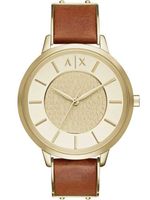 Horlogeband Armani Exchange AX5314 Leder Cognac 16mm - thumbnail