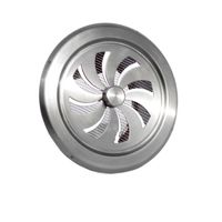 Ventilatierooster Weha Rond Afsluitbaar 10 cm RVS Weckx