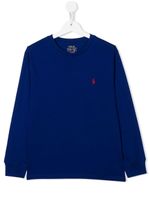 Ralph Lauren Kids t-shirt à logo brodé - Bleu - thumbnail