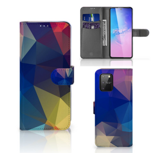 Samsung S10 Lite Book Case Polygon Dark