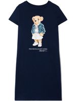 Ralph Lauren Kids robe à motif Polo Bear - Bleu - thumbnail