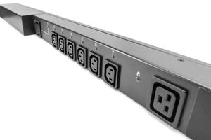 Digitus DN-95634 energiedistributie 24 AC-uitgang(en) Zwart