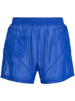 Olly Shinder short de sport à effet de transparence - Bleu