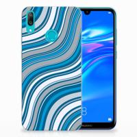 Huawei Y7 2019 TPU bumper Waves Blue