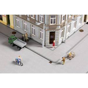 Auhagen 42657 H0, TT Bestratingsplaten met accessoires