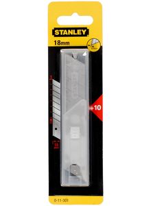 Stanley handgereedschap Afbreekmesjes 18mm in dispenser - (10 stuks) - 0-11-301