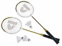 Donnay badmintonset HTF staal geel 5 delig