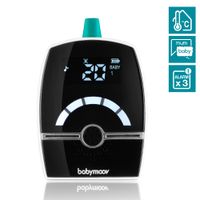 BabyMoov Premium Care Analoge babyfoon Zwart, Wit - thumbnail