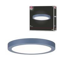 Paulmann 70986 LED paneel Abia 300mm warmwit rond incl. 1x22 watt grijsblauw mat plafondlamp kunststof 2700 K