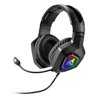 Rush ER30 - Gaming Headset - Hoofdtelefoon ( oorkap ) - Zwart/RGB