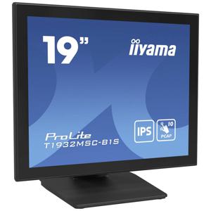 Iiyama ProLite T1932MSC-B1S Touchscreen monitor Energielabel: E (A - G) 48.3 cm (19 inch) 1280 x 1024 Pixel 5:4 14 ms HDMI, DisplayPort, Audio-Line-out, VGA