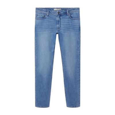 Mango Man slim fit jeans changeant blauw