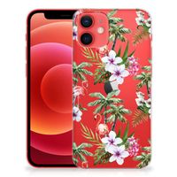 iPhone 12 Mini TPU Hoesje Flamingo Palms - thumbnail