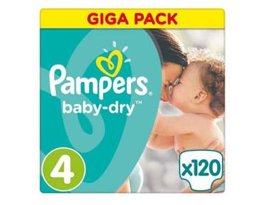 Pampers 4015400833871 wegwerpluier Jongen/meisje 4 120 stuk(s)