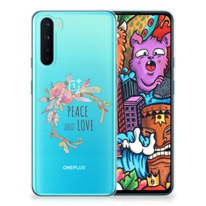 OnePlus Nord Telefoonhoesje met Naam Boho Text