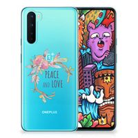 OnePlus Nord Telefoonhoesje met Naam Boho Text - thumbnail