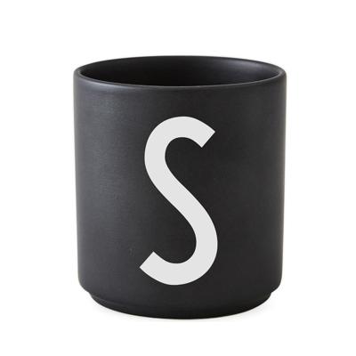 Design Letters - Personal Porcelain Cup S - Black (10204000S)