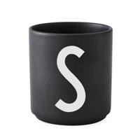 Design Letters - Personal Porcelain Cup S - Black (10204000S)