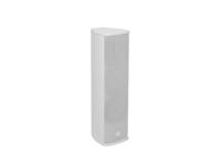 OMNITRONIC ODC-224T Outdoor zuilluidspreker wit | Weerbestendige geluidskolom in aluminium profielbehuizing (2 x 4), met houder, 65 W RMS