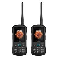 Gigaset GLX 8 – robuuste mobiele telefoon voor outdoor – stof- en waterdicht IP68 beschermingsklasse – dual sim – zonder abonnement – Bluetooth 5.0 – 2,4 inch lcd-display, zwart/oranje