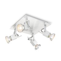 Home sweet home LED opbouwspot Cali 4L 22 cm - alu metaal