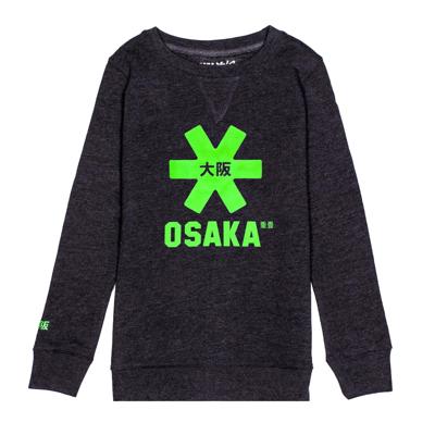 Deshi Sweater Green Star Kids Black Melange