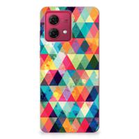 Motorola Moto G84 TPU bumper Geruit - thumbnail