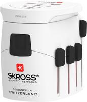 Skross 61260 netstekker adapter Universeel Wit - thumbnail