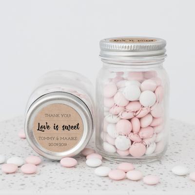 Mini Mason jar Kraft