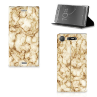 Sony Xperia XZ1 Standcase Marmer Goud