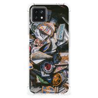 OPPO A53 5G | A73 5G Anti-shock Hoesje met foto Badges