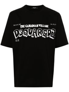 DSQUARED2 t-shirt Skater Fit en coton - Noir