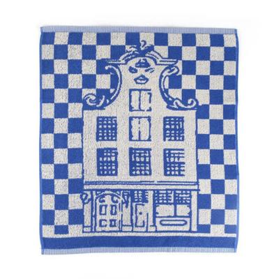 Bunzlau Castle Bunzlau Castle keukendoek Canal houses royal blue