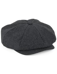 Beechfield CB629 Melton Wool Baker Boy Cap