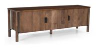 Livingfurn TV-meubel Beaunan Mangohout, 170cm - Bruin