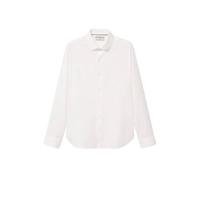 Mango Man slim fit overhemd naturel wit