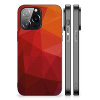 Backcover voor iPhone 14 Pro Max Polygon Red - thumbnail