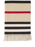 Burberry couverture Icon Stripe en coton - Tons neutres