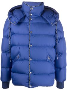 Moncler veste matelassée Amarante à capuche - Bleu