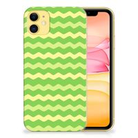 Apple iPhone 11 TPU bumper Waves Green